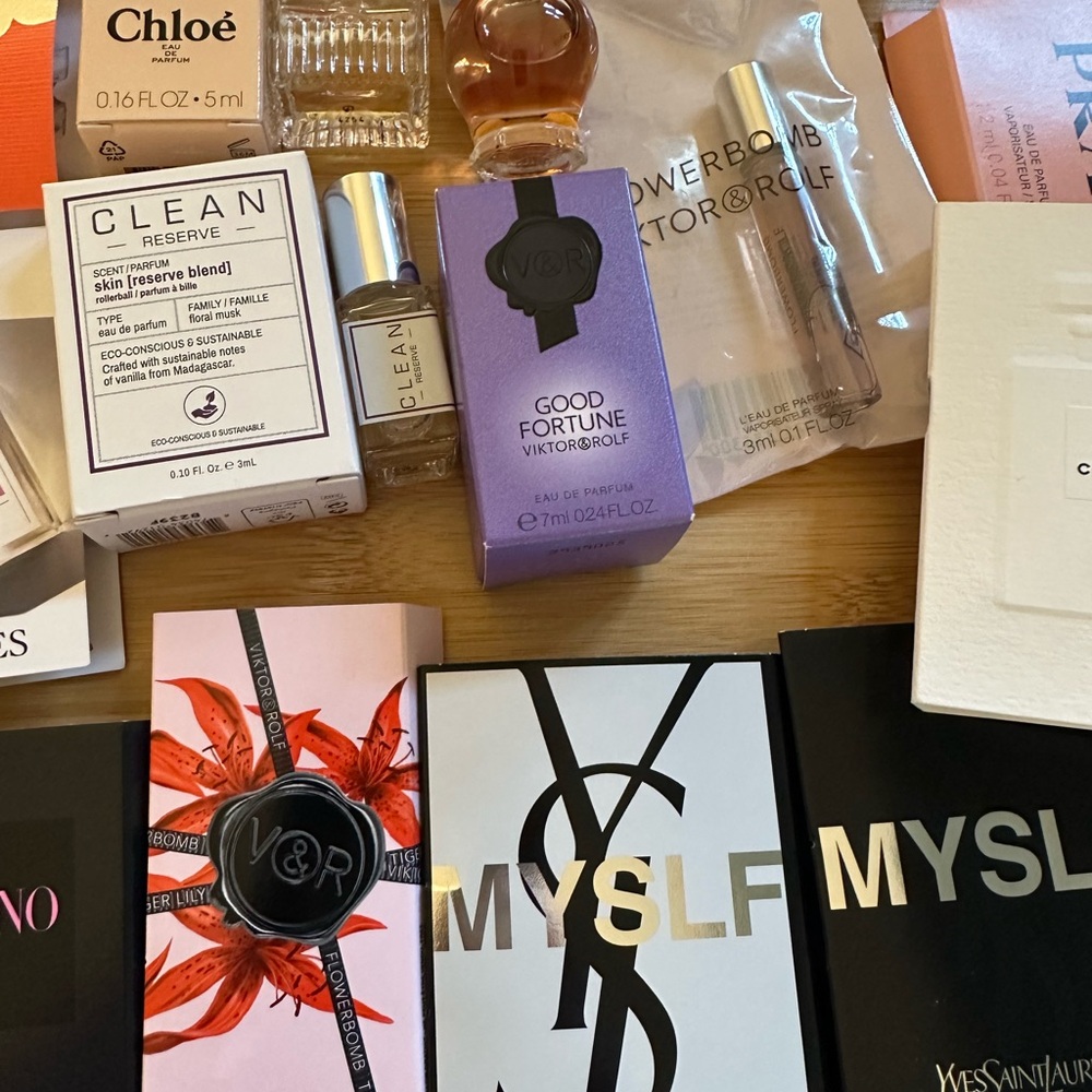 35 pc Fragrance Sampler Chloe Viktor & Rolf YSL Chanel - Picture 7 of 10